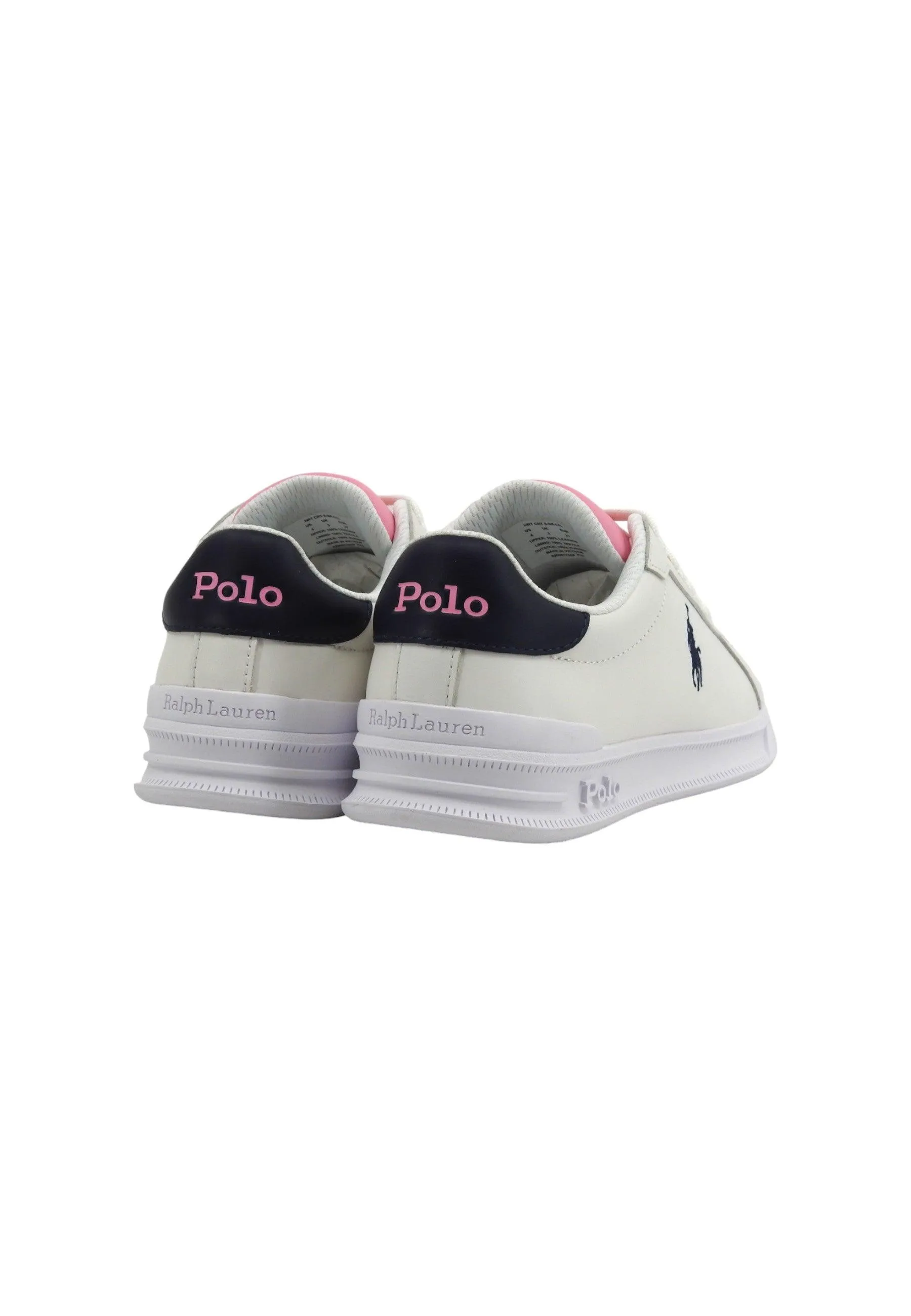 POLO RALPH LAUREN Sneaker Donna White Navy Pink 809931260001