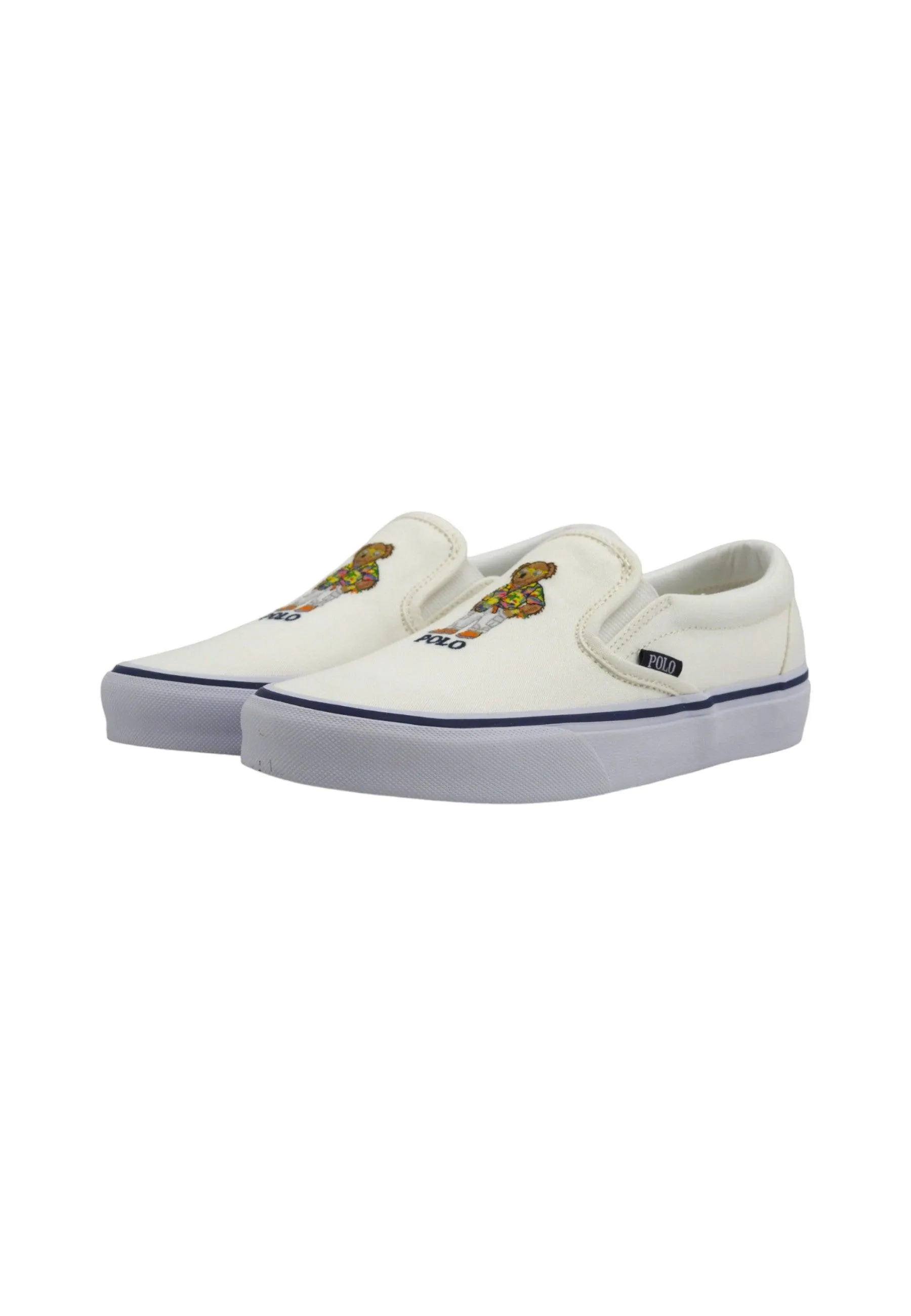 POLO RALPH LAUREN Sneaker Slip On Donna DeckWash White 816934057002D