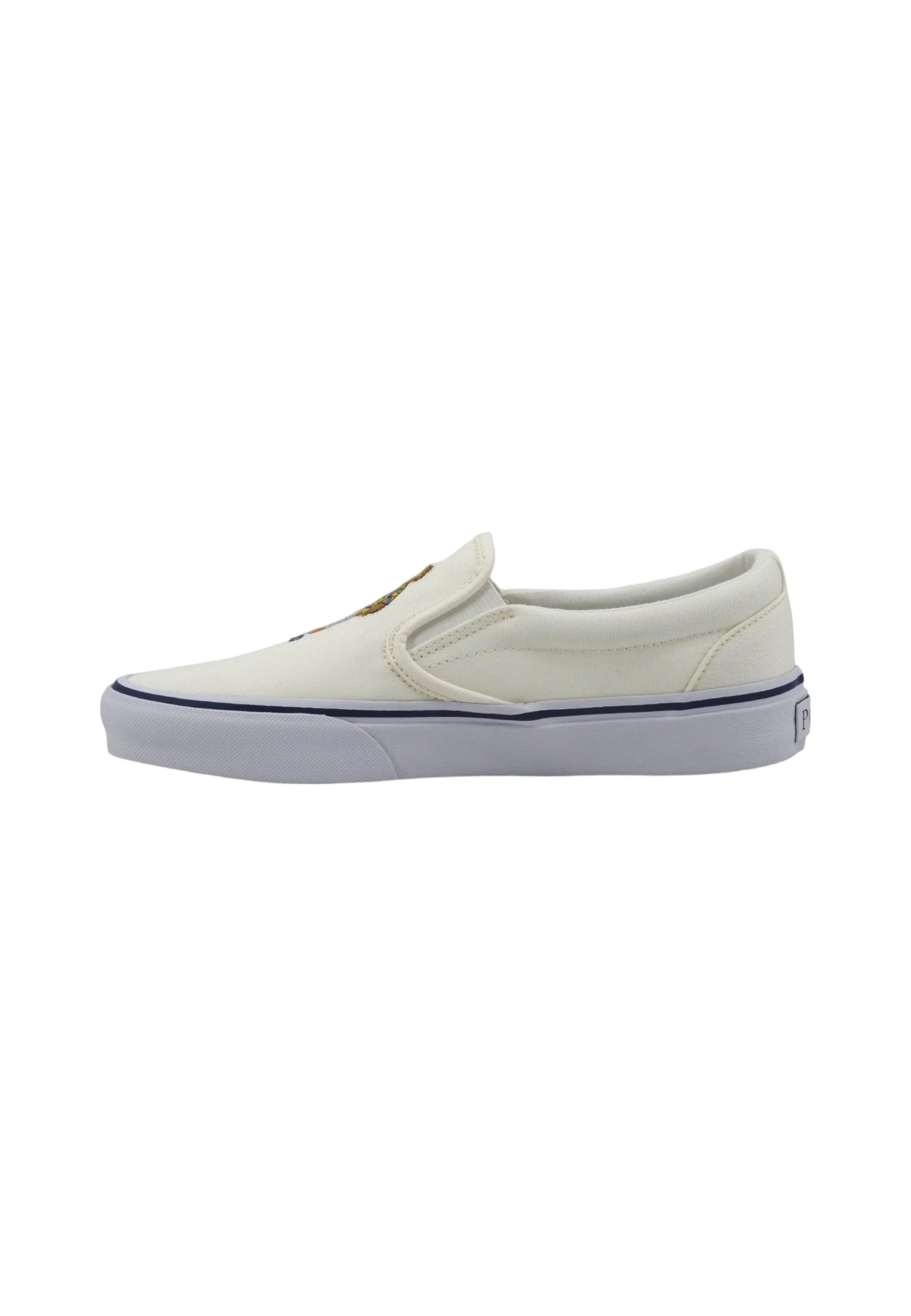 POLO RALPH LAUREN Sneaker Slip On Donna DeckWash White 816934057002D