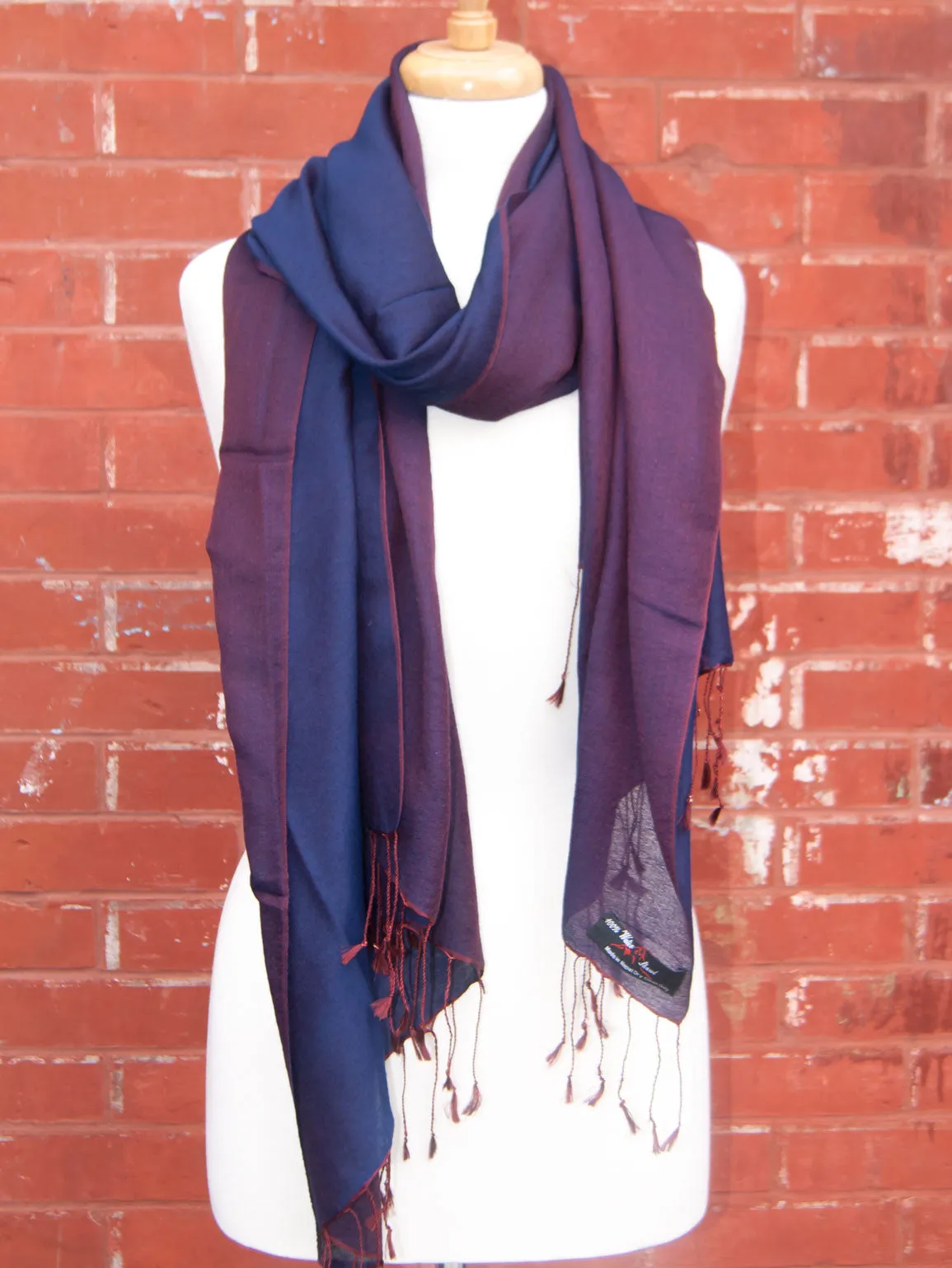 Purple Water Shawl Scarf