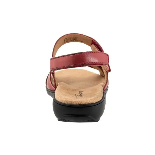 River Dark Red Sandals