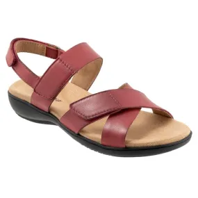 River Dark Red Sandals