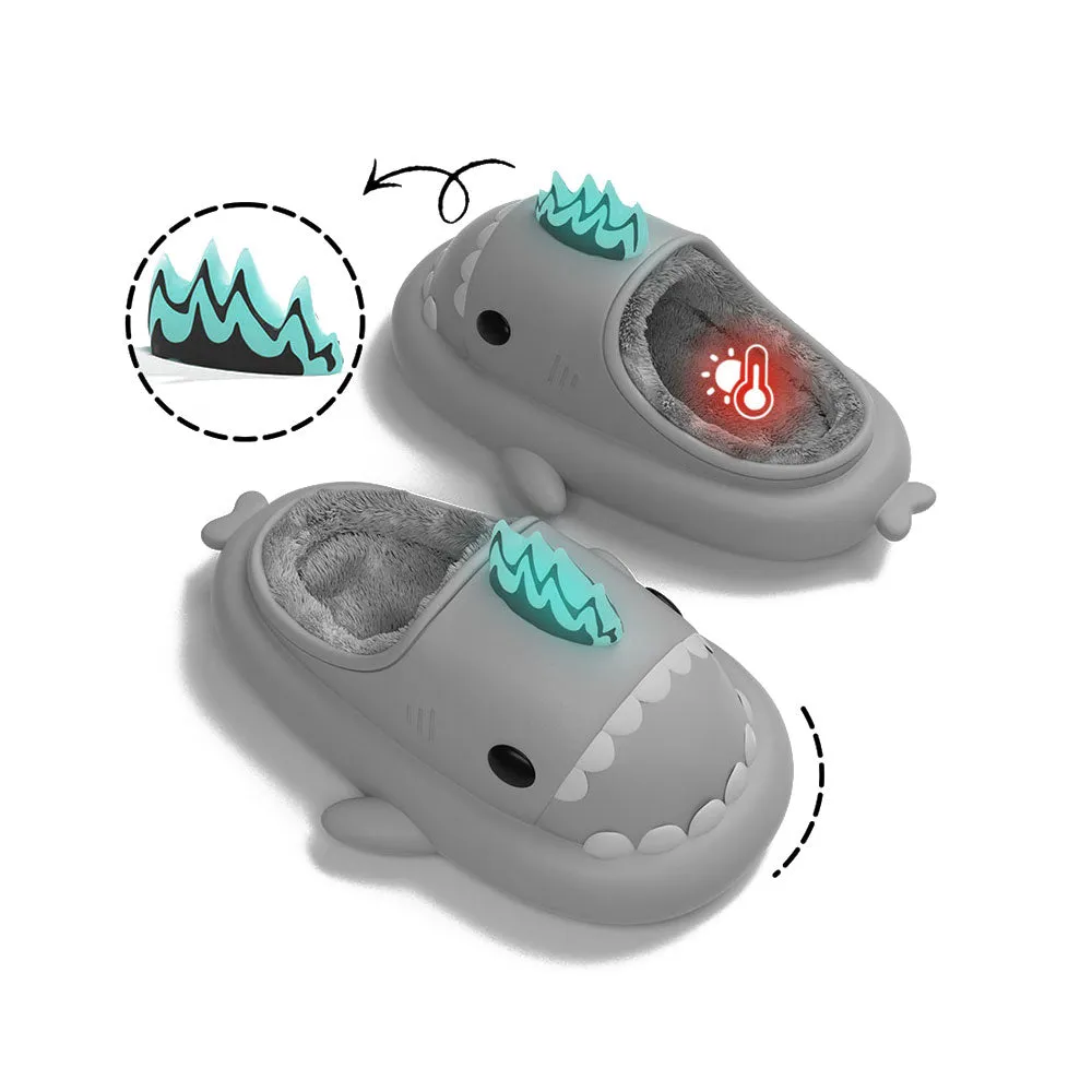 Sharkicks Basic - Winter Nuclear Kaiju Heel-open Shark Slippers