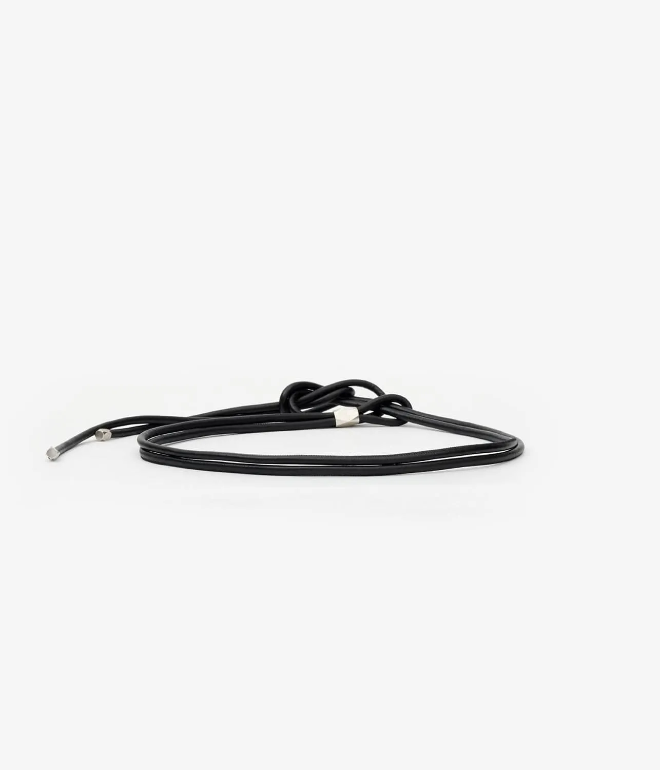 SILVIA BELT- BLACK /SILVER