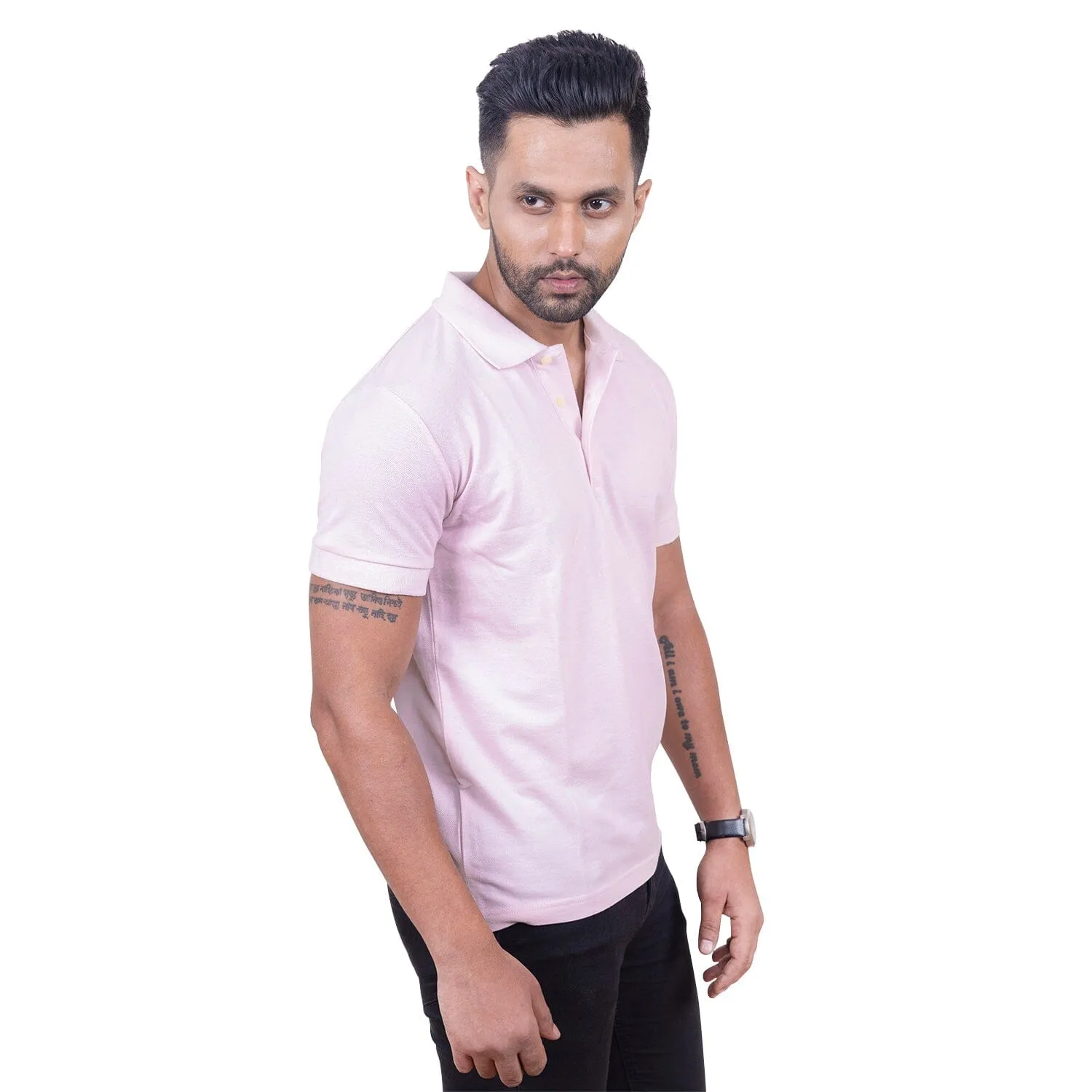 Solid Polo | Pink