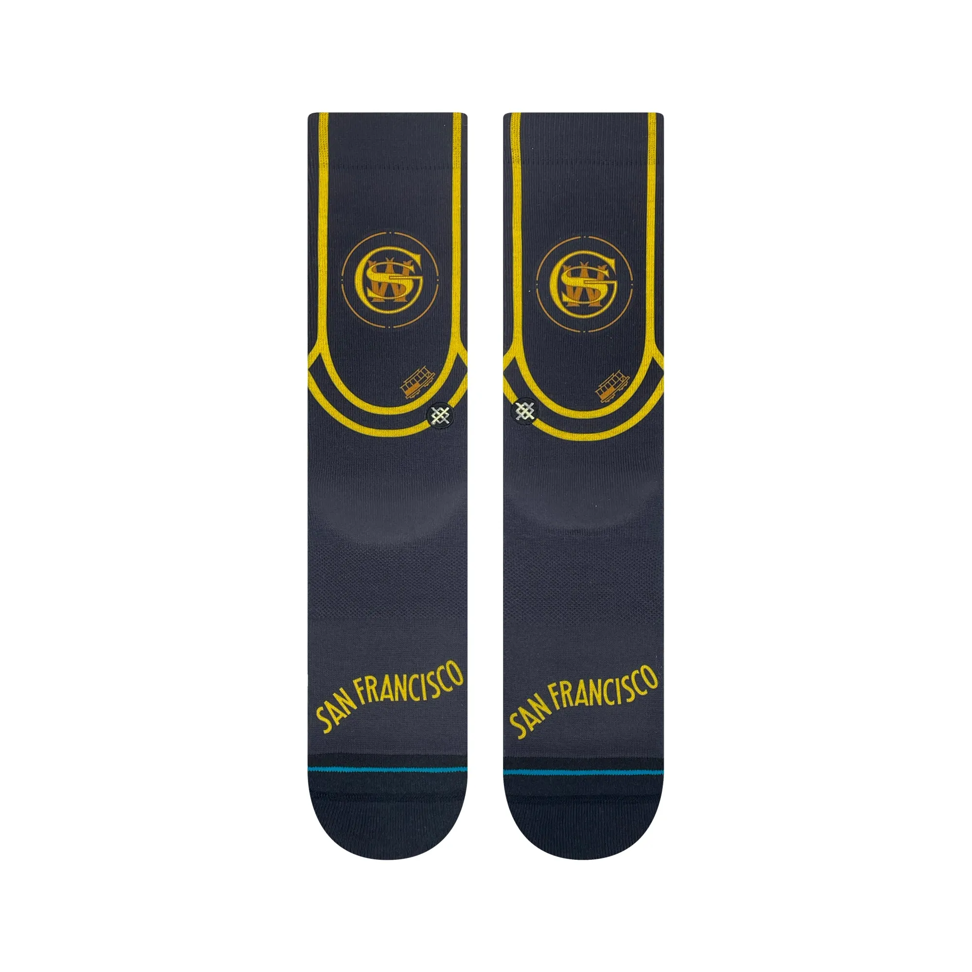 STANCE Golden State Warriors City Edition 2024 Crew Socks