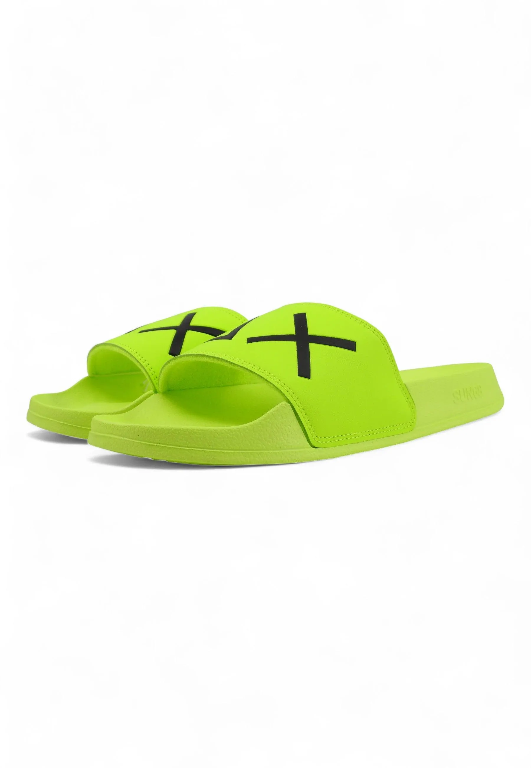 SUN68 Slippers Ciabatta Uomo Giallo Fluo X34103