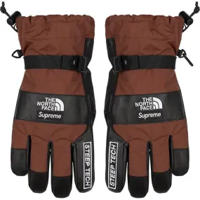 Supreme/The North Face Steep Tech Gloves (Brown)