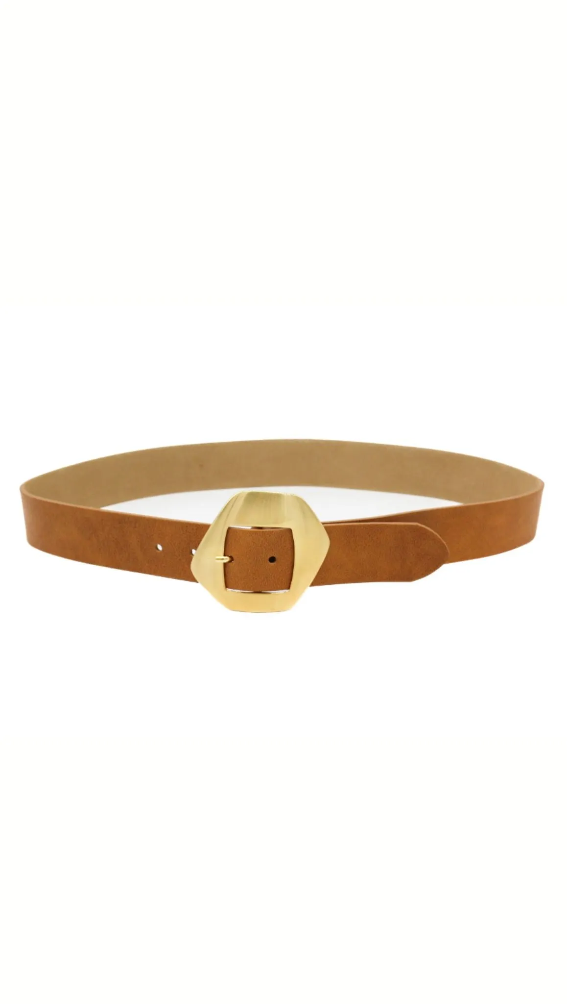 Talia Belt - Brown/Gold