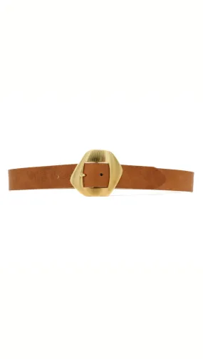 Talia Belt - Brown/Gold