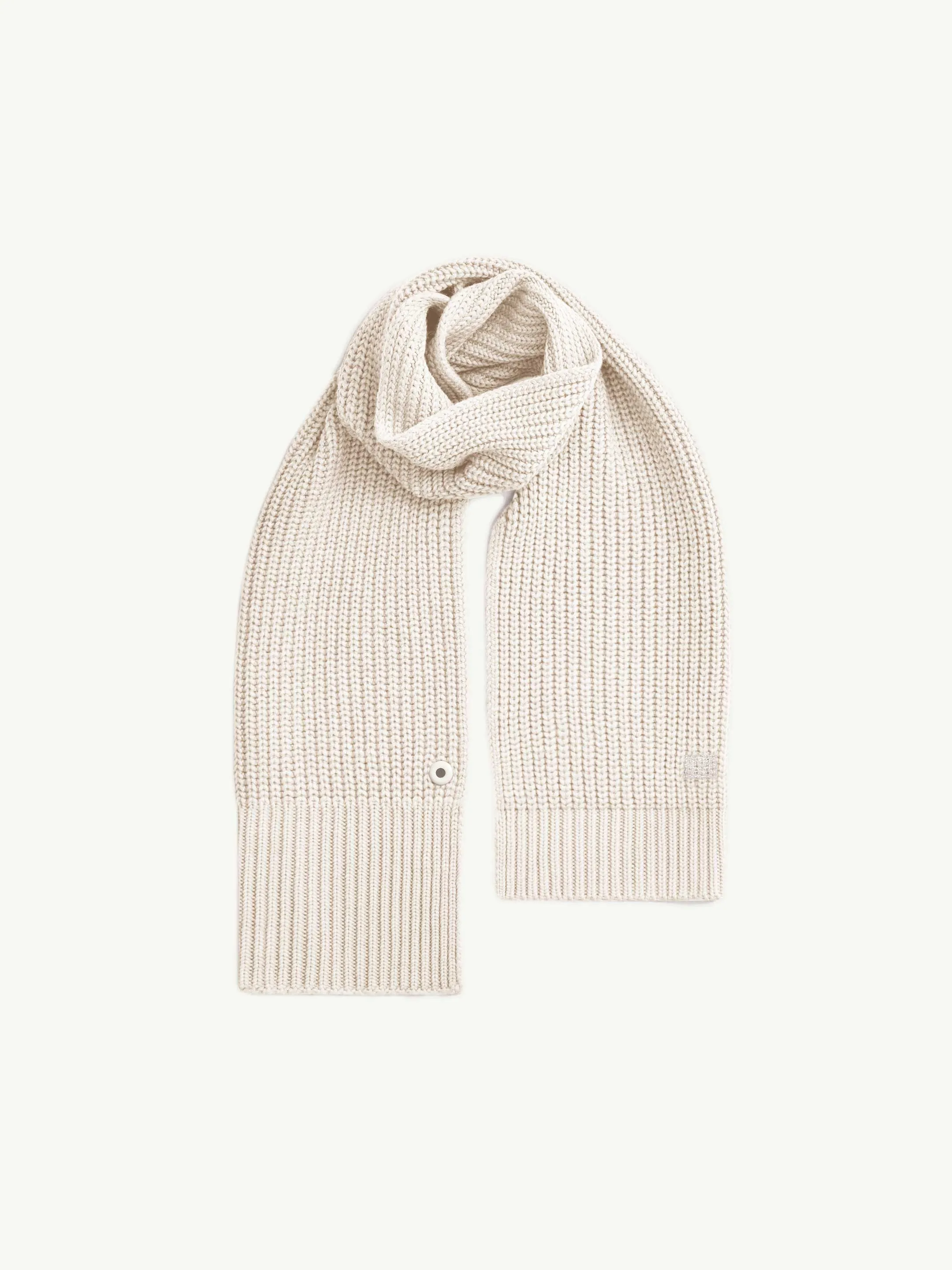 The Scarf - Almond White