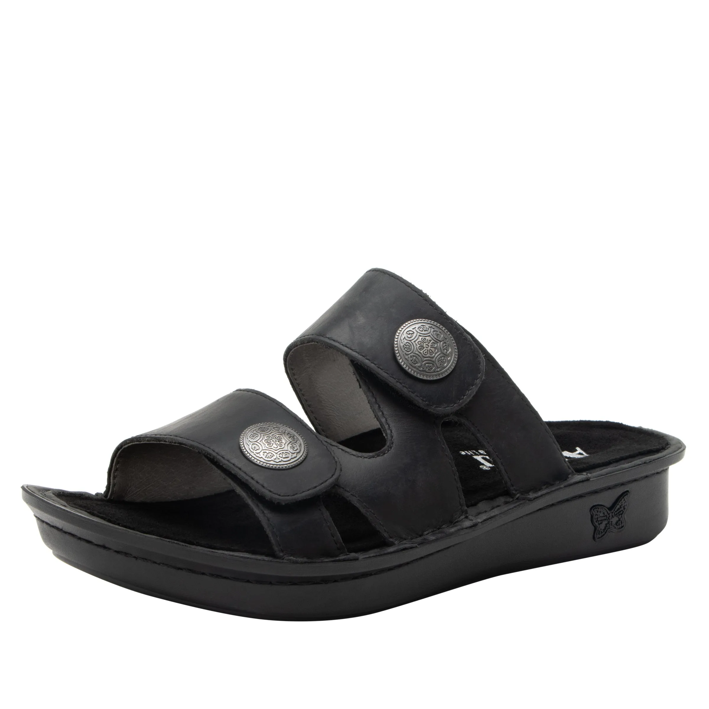 Violette Oiled Black Sandal