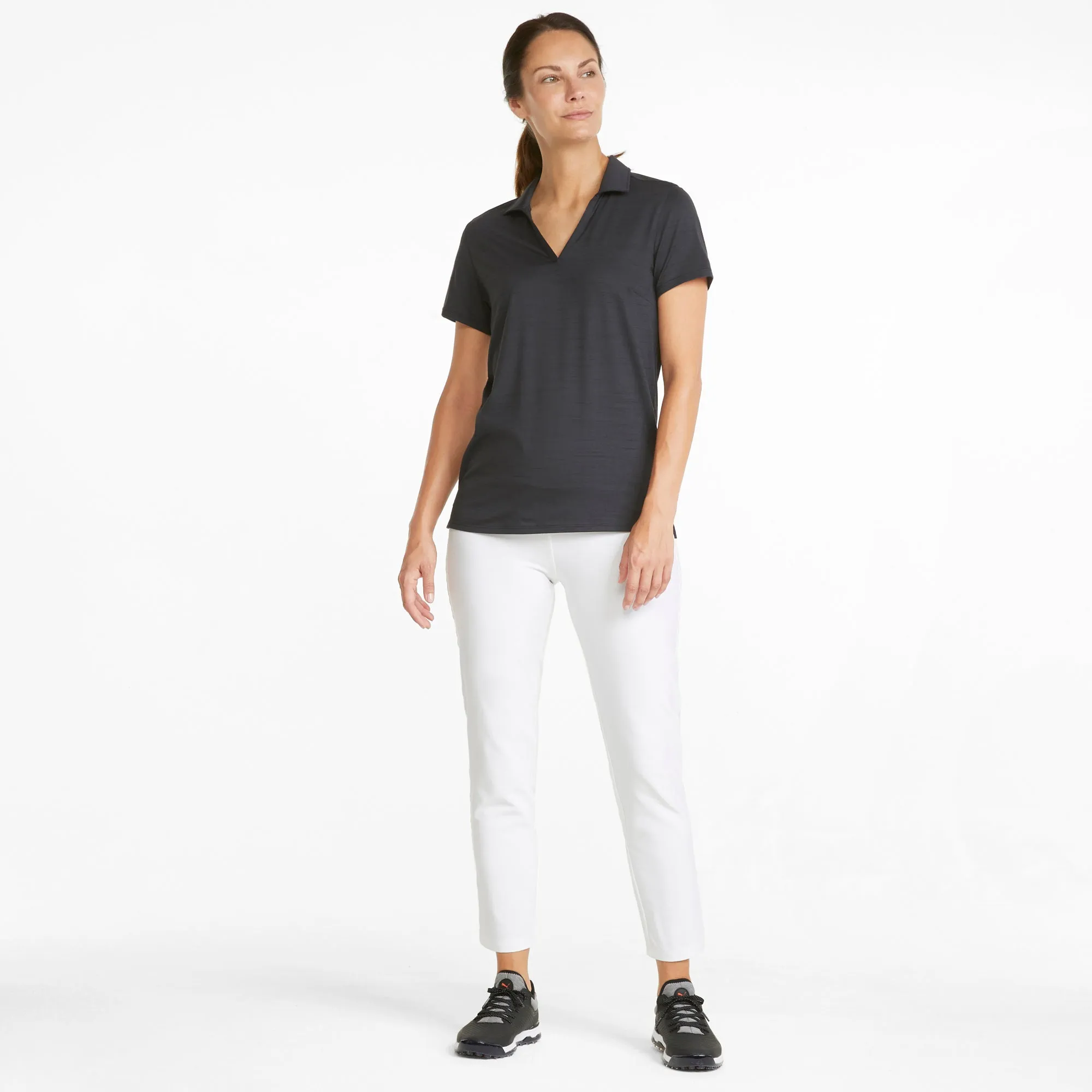 Women's CLOUDSPUN Coast Golf Polo | Puma Black