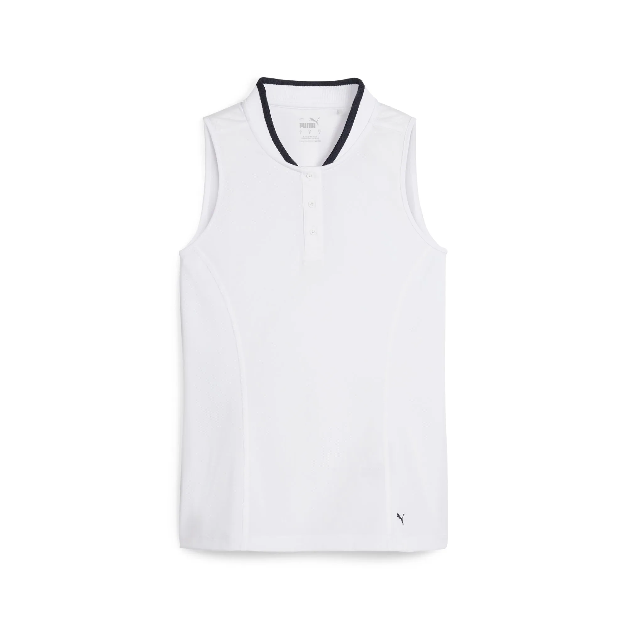 Women's Range Pique Sleeveless Golf Polo